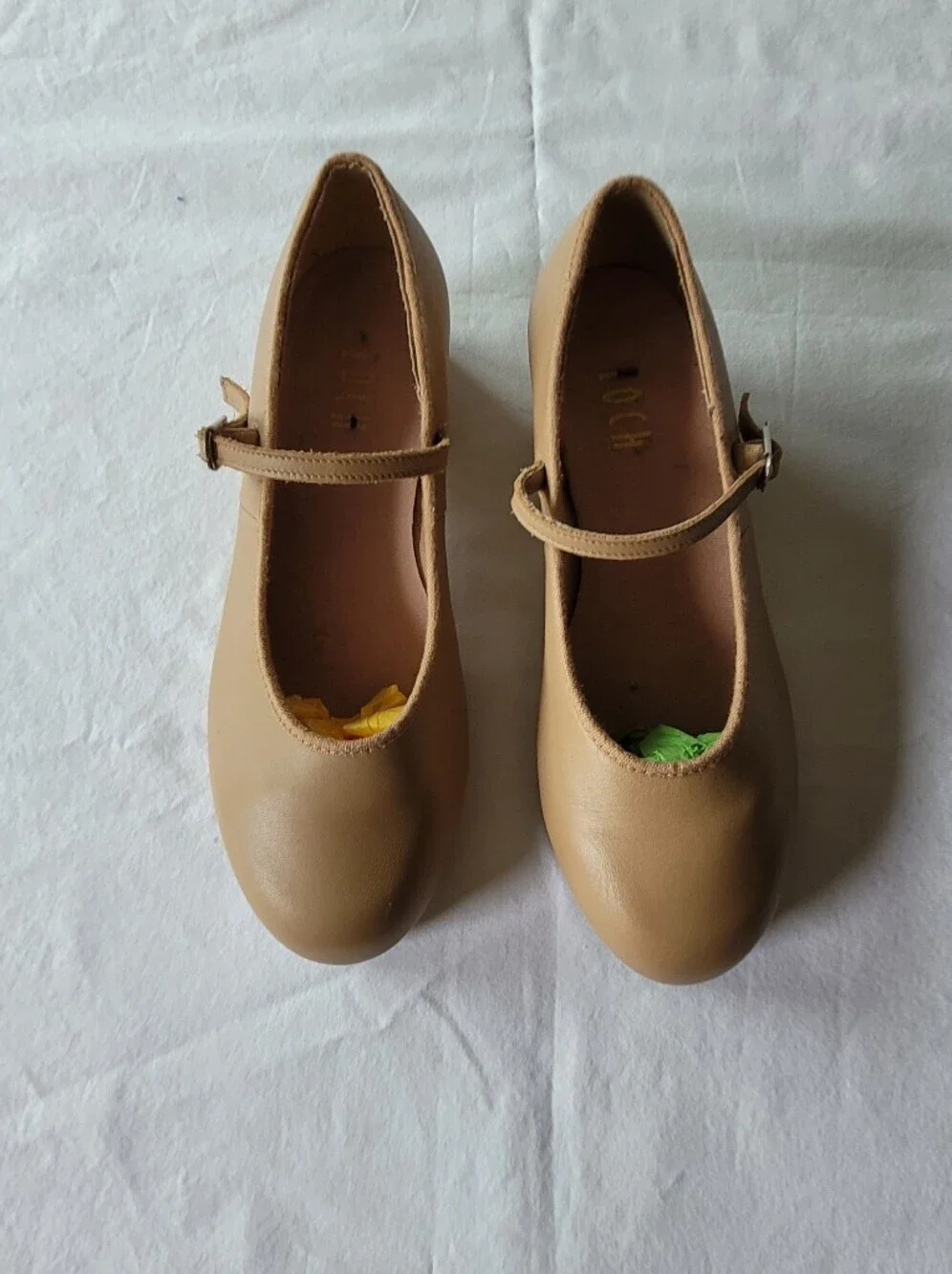 Bloch Techno Tap  Gurls Shoes in Tan Size 6